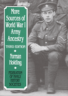 More sources of World War I army ancestry