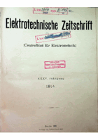 Elektrotechnische Zeitschrift - Centralblatt für Elekrotechnik