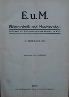 Elektrotechnik und Maschinenbau - Zeitschrift des Elektrotechnischen Vereines in Wien