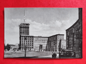 Lipsko - Leipzig. Rossplatz mit Ring-Café (pohled)