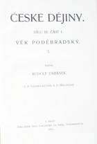 3SVAZKY České dějiny III. Věk poděbradský 1-3