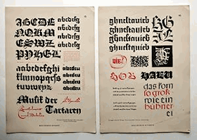 Hoffmanns Schriftatlas - das Schriftschaffen der Gegenwart in Alphabeten und Anwendungen