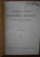 Osvědčené domácí prostředky léčebné a první pomoc v nemoci