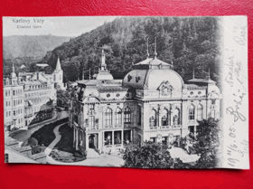 Karlovy Vary - Císařské lázně, dlouhá adresa (pohled)