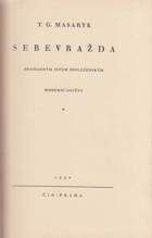 Sebevražda hromadným jevem společenským moderní osvěty