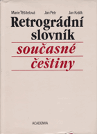 Retrográdní slovník současné češtiny