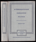 O československé zahraniční politice 1918-1939 Sborník statí