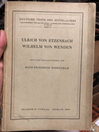 Ulrich von Etzenbach, Wilhelm von Wenden