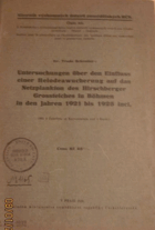 Untersuchungen über den Einfluss einer helodeawucherung auf das Netzplankton des Hirschberger ...