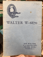 WALTER W-68,70 popis motoru. Technický popis a seznam náhradních součastí motoru Walter W-68 ...
