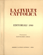 La civiltà cattolica. Editoriali 1980