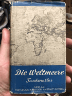Die Weltmeere. Taschenatlas – VEB Hermann Haack, Geographisch - Kartographische Anstalt. H.R ...