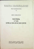 Metrik und Sprachgeschichte