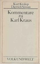 Kommentare zu Karl Kraus