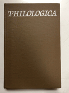 Philologica - иссоедования по языку и литературе
