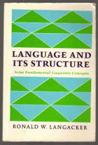 Language and its Structure. Some Fundamental Linguistic Concepts