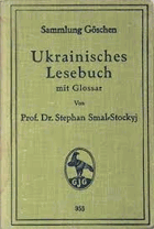 Ukrainisches Lesebuch mit Glossar(Sammlung Göschen, 955)