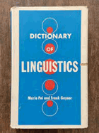 A dictionary of linguistics