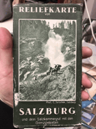 Reliefkarte von Salzburg
