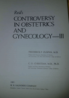 Reid's Controversy in Obstetrics and Gynecology 3