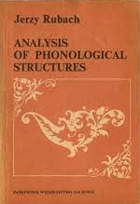 Analysis of phonological structures PHONOLOGY FONOLOGIE