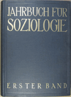 Jahrbuch für Soziologie. Eine internationale Sammlung