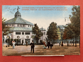 Internationale Hygiene-Ausstellung Dresden 1911. Hippodrom, Künstler- und Studentenkneipe im ...