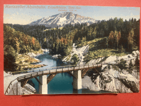 Mariazeller. Alpenbahn Elaufklause Stau-see