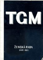 TGM Ženská rada - září 1937