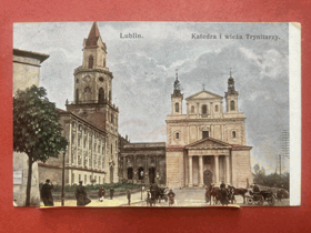 Lublin - Katedra i wieža Trynitarzy