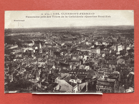 Clermont-Ferrand. Panorama pris des Tours de la Cathédrale