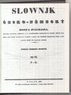 Slovník česko-německý 3 P-R REPRINT !