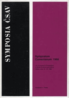 Symposium Comenianum 1986