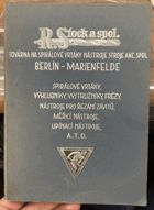 Katalog firmy R.Stock & Co. Berlin-Marienfelde