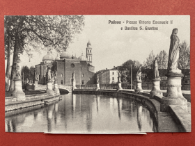 Padova. Piazza Vittorio Emanuele II e Basilica S. Giustina