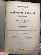 Handbuch für den ausübenden Postdienst in Österreich