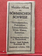 Miniatur-album der Böhmischen Schweiz PORTFOLIO