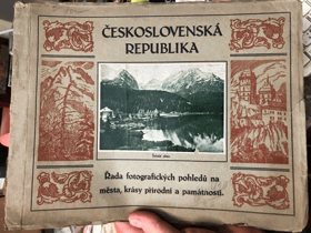 Republika Československá - řada fotografických pohledů na města, krásy přírodní a ...