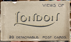 Views of London - 20 detachable post cards PORTFOLIO