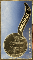 Madras - 12 picture postcards PORTFOLIO