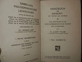 Handbuch des Sanskrit mit Texten und Glossar. Teil 1, Grammatik