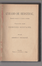 Cyrano de Bergerac - historická komedie o 5 aktech a veršem