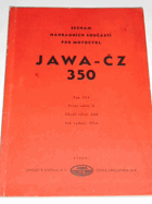 JAWA-ČZ 350 typ 354 - seznam náhradních součástí