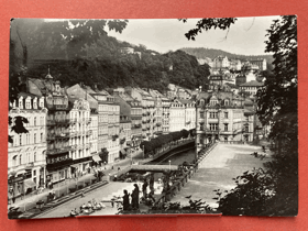 Karlovy Vary. Vřídelní ulice