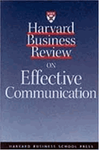 Harvard business review on effective communication