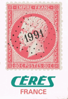 Catalogue Timbres-poste 1991 France - Cérès
