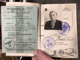 Cestovní pas + PROPUSTKA !!!, Deutsches Reich [Protektorat Böhmen und Mähren] ( Německá ...