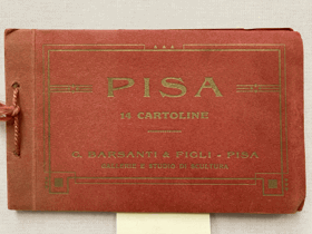 PISA 14 cartoline ALBUM-PORTFOLIO