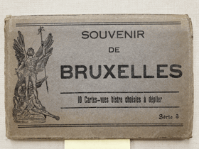 Souvenir de Bruxelles - 10 cartes-vues ALBUM-PORTFOLIO