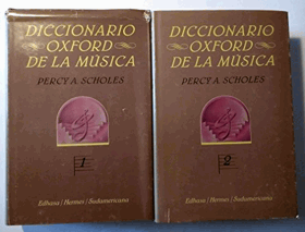 2SVAZKY 2TOM. Diccionario Oxford De La Musica. Tomo 1+2